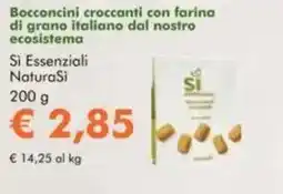 NaturaSì Bocconcini croccanti con farina di grano italiano dal nostro Si Essenziali NaturaSi offerta