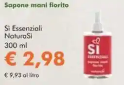 NaturaSì Sapone mani fiorito Si Essenziali Natura Si offerta