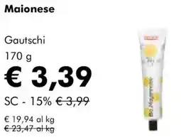 NaturaSì Maionese Gautschi offerta