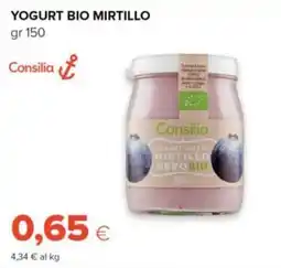 Tigre Consilia yogurt bio mirtillo offerta