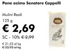 NaturaSì Pane azimo Senatore Cappelli Mulini Reali offerta