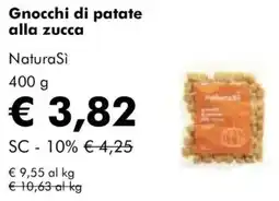NaturaSì Gnocchi di patate alla zucca NaturaSi offerta