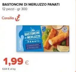 Tigre Consilia bastoncini di merluzzo panati offerta