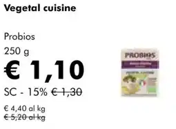 NaturaSì Vegetal cuisine Probios offerta