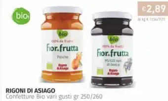 Prezzemolo e Vitale Rigoni di Asiago Confetture Bio 250gr/260gr offerta