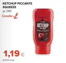 Tigre Consilia ketchup piccante squeeze offerta