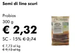 NaturaSì Semi di lino scuri Probios offerta