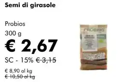 NaturaSì Semi di girasole Probios offerta