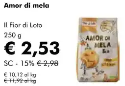 NaturaSì Amor di mela Il Fior di Loto offerta