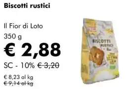 NaturaSì Biscotti rustici Il Fior di Loto offerta