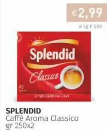 Splendid Caffè Aroma Classico 250gr x2