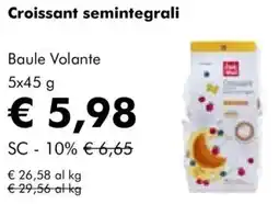 NaturaSì Croissant semintegrali Baule Volante offerta