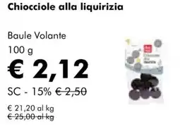 NaturaSì Chiocciole alla liquirizia Baule Volante offerta