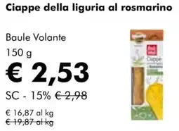 NaturaSì Ciappe della liguria al rosmarino Baule Volante offerta