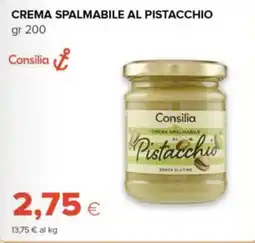 Tigre Consilia crema spalmabile al pistacchio offerta