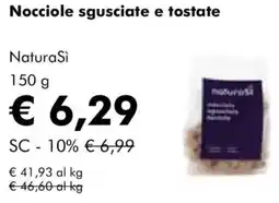 NaturaSì Nocciole sgusciate e tostate Natura Sì offerta