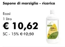 NaturaSì Sapone di marsiglia - ricarica Ecosì offerta
