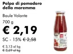 NaturaSì Polpa di pomodoro della maremma Baule Volante offerta