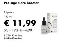 NaturaSì Pro-age siero booster Oyuna offerta