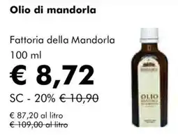 NaturaSì Olio di mandorla Fattoria della Mandorla offerta