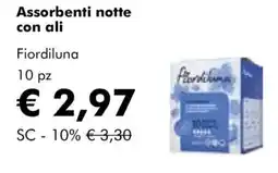 NaturaSì Assorbenti notte con ali Fiordiluna offerta