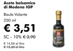 NaturaSì Aceto balsamico di Modena IGP Baule Volante offerta
