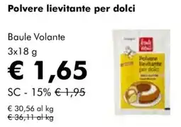 NaturaSì Polvere lievitante per dolci Baule Volante offerta