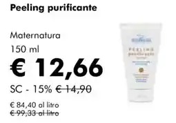 NaturaSì Peeling purificante Maternatura offerta