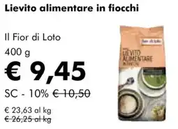 NaturaSì Lievito alimentare in fiocchi Il Fior di Loto offerta