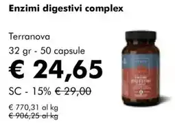 NaturaSì Enzimi digestivi complex Terranova offerta