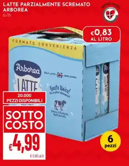 Pan Latte parzialmente scremato ARBOREA offerta