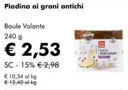 NaturaSì Piadina ai grani antichi Baule Volante offerta