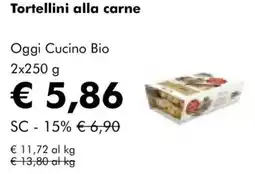 NaturaSì Tortellini alla carne Oggi Cucino Bio offerta