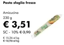 NaturaSì Pasta sfoglia fresca Amicucina offerta