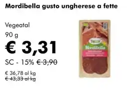 NaturaSì Mordibella gusto ungherese a fette Vegeatal offerta