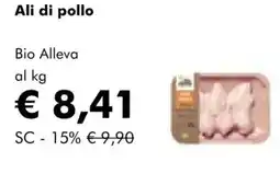 NaturaSì Ali di pollo Bio Alleva offerta
