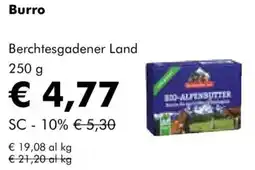 NaturaSì Burro Berchtesgadener Land offerta