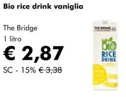 NaturaSì Bio rice drink vaniglia The Bridge offerta