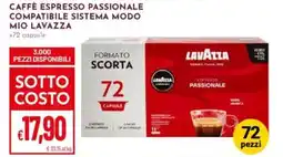 Pan Caffè espresso passionale compatibile sistema modo mio LAVAZZA offerta