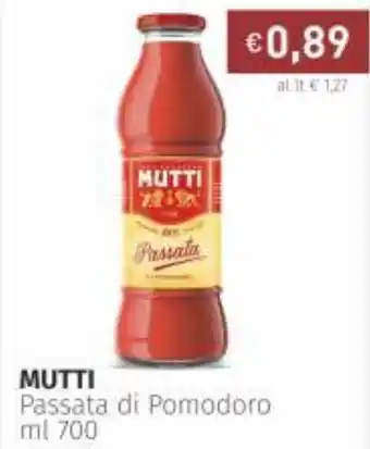 Prezzemolo e Vitale Mutti Passata di Pomodoro 700ml offerta