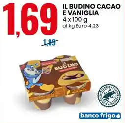 Eurospin Il budino cacao e vaniglia offerta