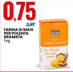 Eurospin Tre mulini farina di mais per polenta bramata offerta
