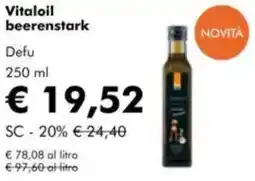 NaturaSì Vitaloil beerenstark Defu offerta