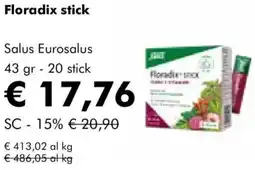 NaturaSì Floradix stick Salus Eurosalus offerta