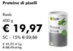 NaturaSì Proteine di piselli Raab offerta