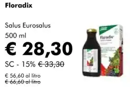 NaturaSì Floradix Salus Eurosalus offerta