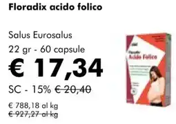 NaturaSì Floradix acido folico Salus Eurosalus offerta