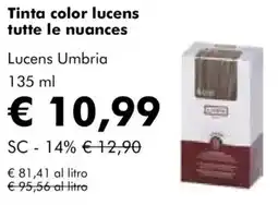 NaturaSì Tinta color lucens tutte le nuances Lucens Umbria offerta