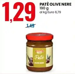 Eurospin Patè olive nere offerta