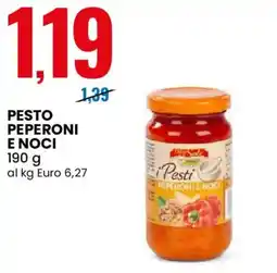 Eurospin Pesto peperoni e noci offerta